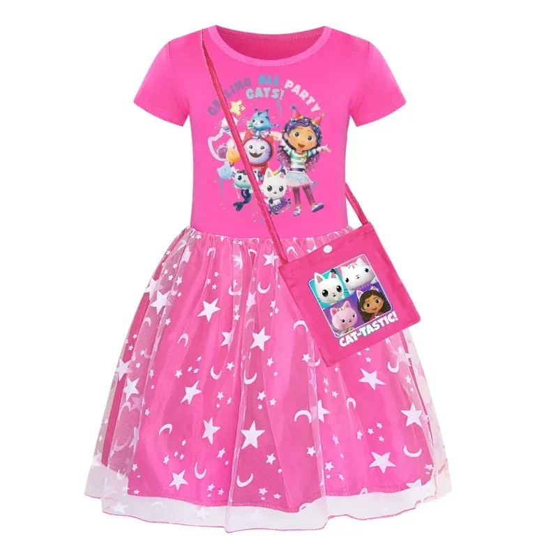 lHalloween Cosplayl Kids Gabby’s Dollhouse Cosplay Dress Anime Gabby’s Dollhouse Cats Roleplay Girls Costume Halloween Party Fas view 3
