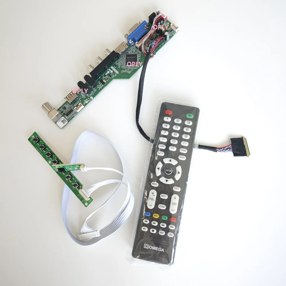 

For LG LP140WD2 LP140WD2-TLB1 1600X900 14" TV Controller board kit HDMI-compatible RF USB AV VGA LED Screen monitor LED
