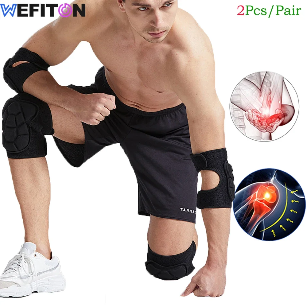 

1 пара наколенников, фиксатор коленного сустава для езды на велосипеде, лыжах, бега, роликов, скейтборда, защитное снаряжение для экстремальных видов спорта, наколенники