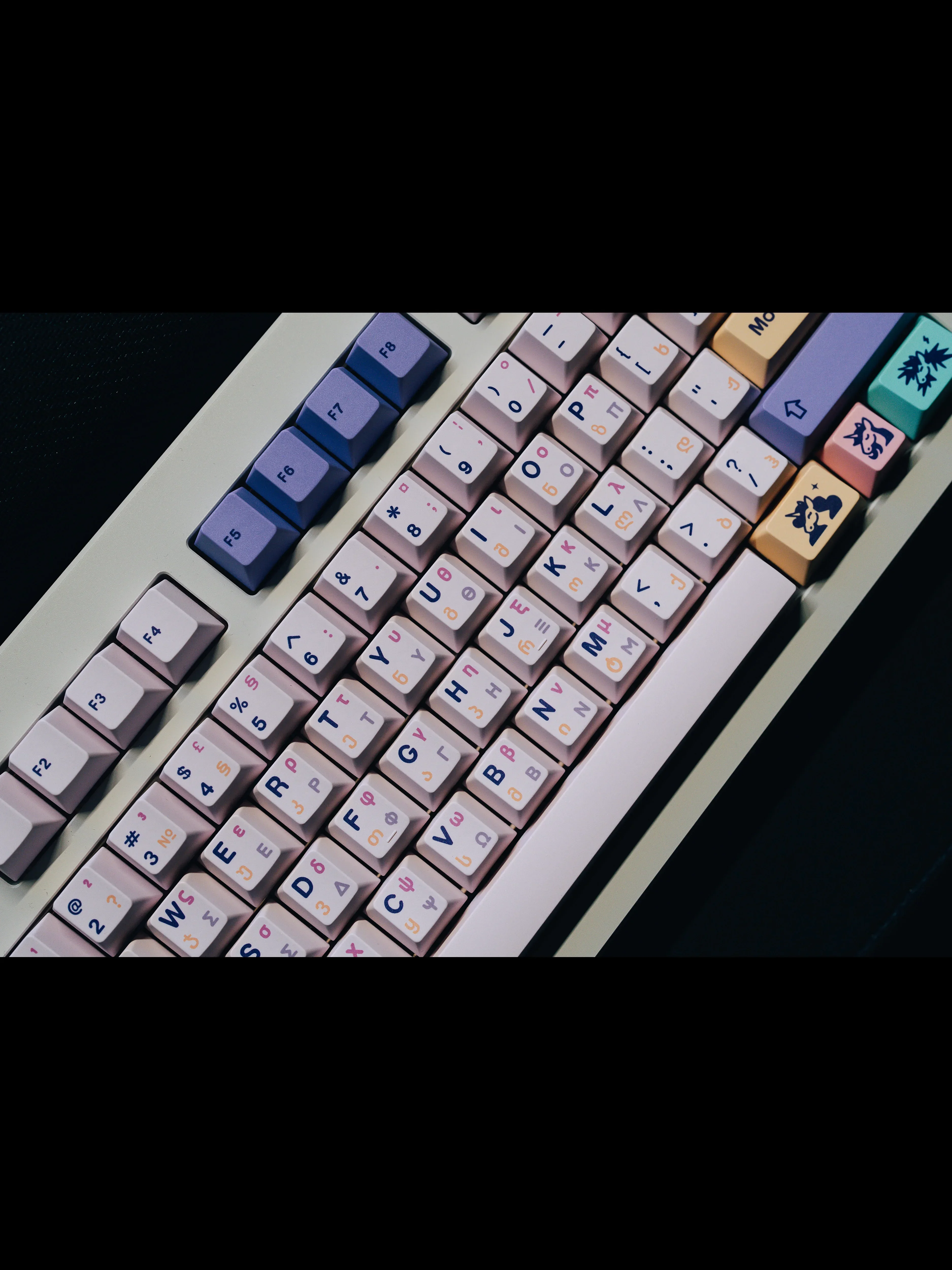 Thema Original Fabrikhöhe PBT Sublimation mechanische Tastatur Tastenkappe Anpassung kompletter Satz