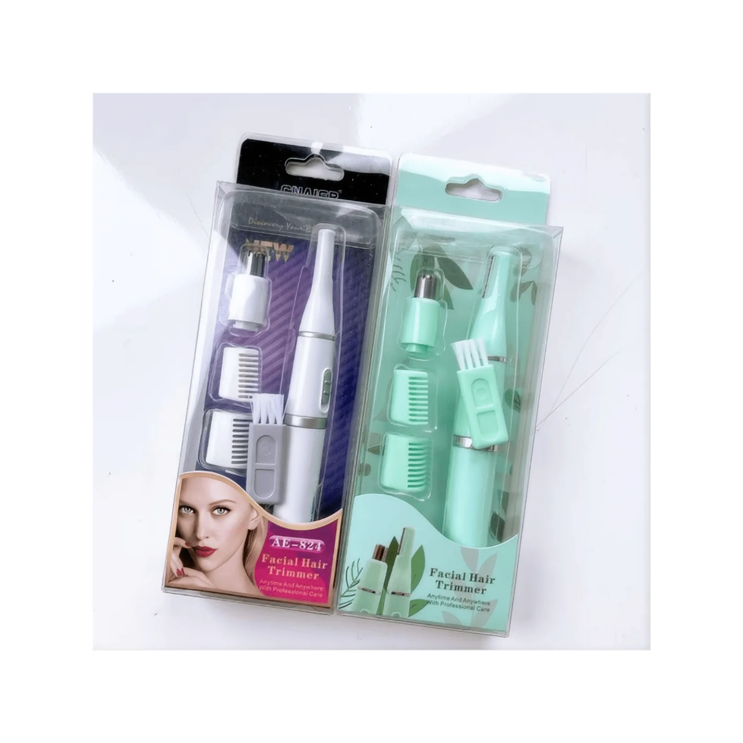 Mini sopracciglio portatile per la rimozione dei peli del rasoio per sopracciglia da donna all'ingrosso