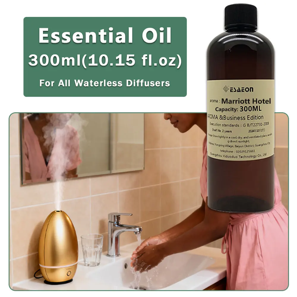 ESAEON Aroma Diffuser Oils - Aromatic Essential Oil For Waterless Aromatherapy Machines, Marriott Hotel - 300ML (10.15 fl.oz)