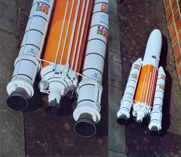 73cm Ariane Rocket 3D Paper Model DIY Science and Technology Space Students Puzzle Manual Class Origami Papercraft