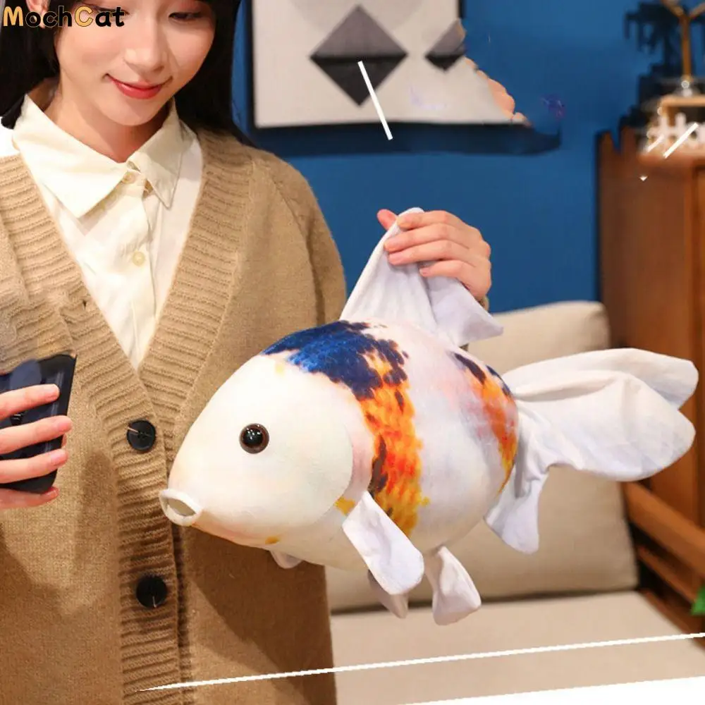 

Stuffed Animal Simulated Goldfish Plush Toys Cartoon Green Cartoon Fish Stuffed Doll Hugging Pillows 50cm