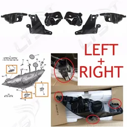 3pcs For PEUGEOT 308 408 Headlamp Repair Kit  Bracket  Snap 6212 E36212 E4