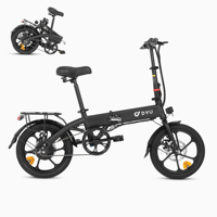 16-Inch Folding Electric Bicycle Popular Mini EBike Bicicleta with 36v Lithium Battery Steel Lightweight Cycle E Bike for Adults