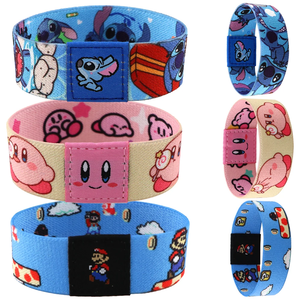 

Mario & Kabi Cartoon Cute Stretch Wristband Bracelet Women Men Bracelets on Hand Bangles With Designer Charms Accessories