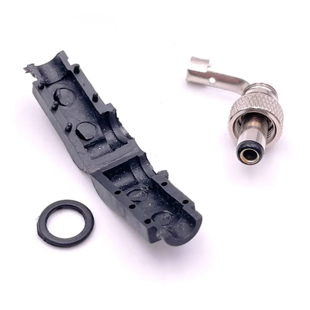 DC 5.5*2.1/2.5mm Plug Socket With Nut 5.5x2.1/5.5x2.5 mm DC Power Jack Male Panel Mount Connector