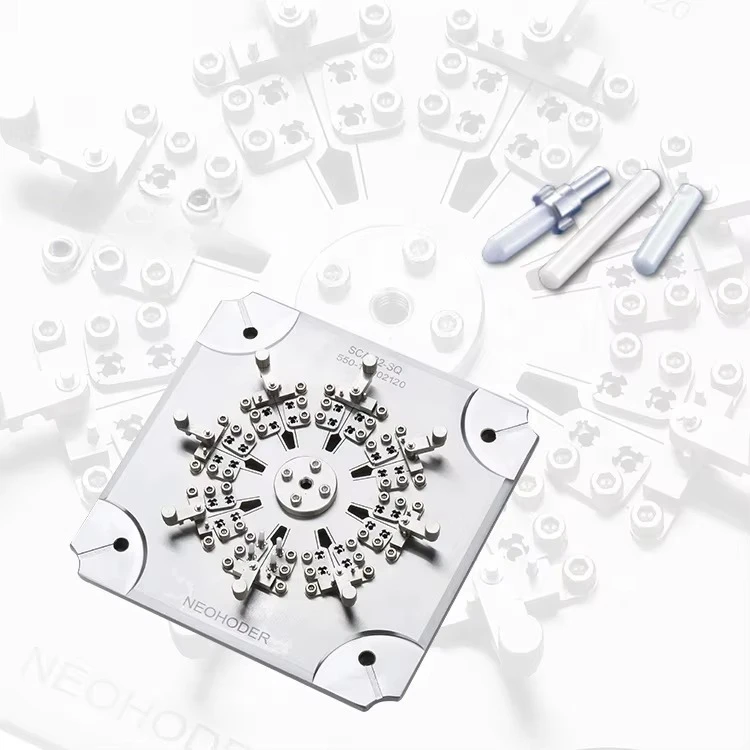 

Fiber Polishing Plate Ferrule Polish Jig SC APC Connector Optical Fiber Optic Foursquare Pressure Polishing Fixture