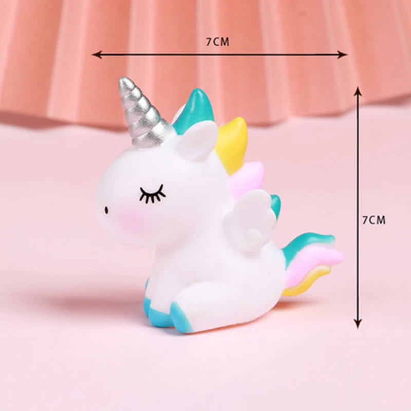 Regenbogen Einhorn Thema Stern Wolke Kuchen Dekor Geburtstag Party Supplies Baby Dusche 1. Geburtstag Party Kuchen Dekorationen Kinder Geschenke – Detail 4