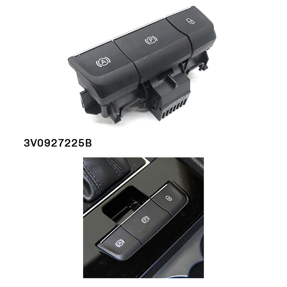 

For Superb 3 2016 -2022 Parking Brake Switch Electronic Handbrake Brake Switch 3V0927225B 3V0 927 225