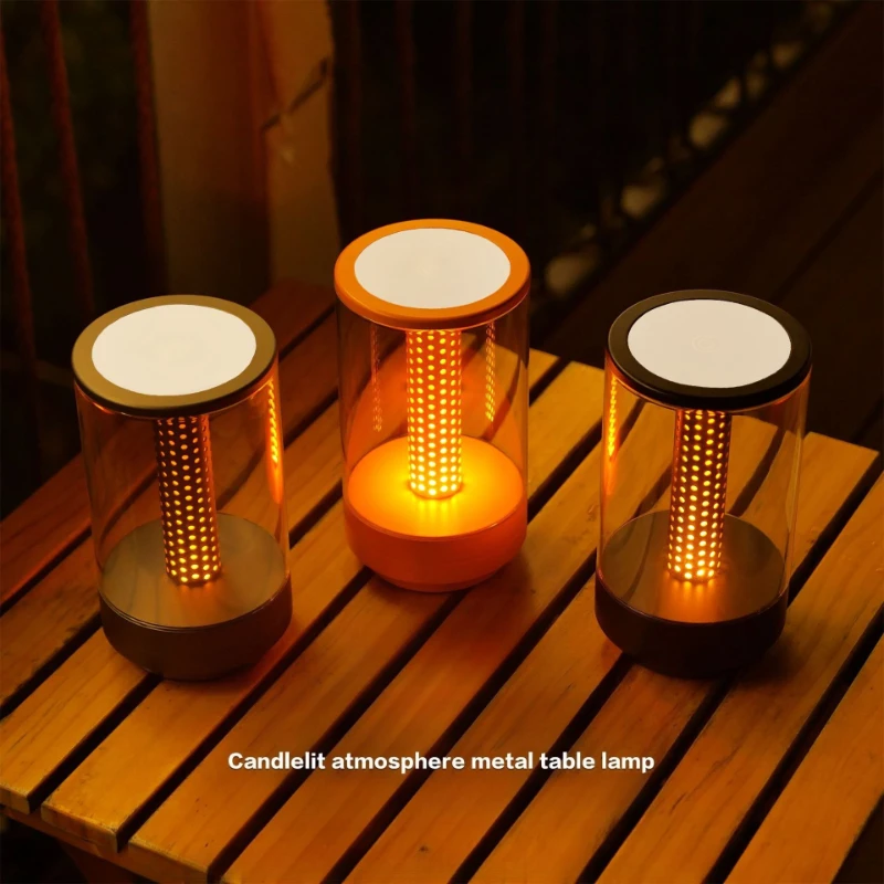 

Minimalist Geometry Atmosphere Light Creative Desktop USB Charging Nightlight LED Bedroom Bedside Study Decorative Table Lamp