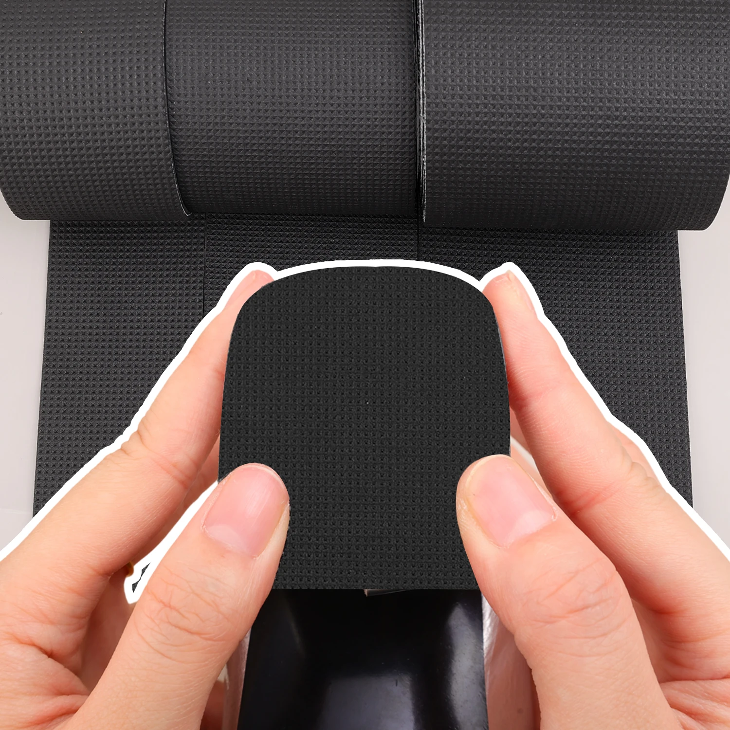 Elastic Sole Anti Slip Sticker Portable Self Adhesive Patch Sneakers Bottom Wear Resistant Stickers Extend Shoes Lifespan Paster image 5