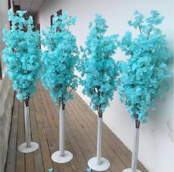 5 Stück 8 Stück Hochzeitsdekoration 1,5 m hoher künstlicher Kirschblütenbaum mit römischer Säule als Wegführung für Hochzeitsfeier, Einkaufszentrum, Outdoor-Veranstaltung – Detail 6
