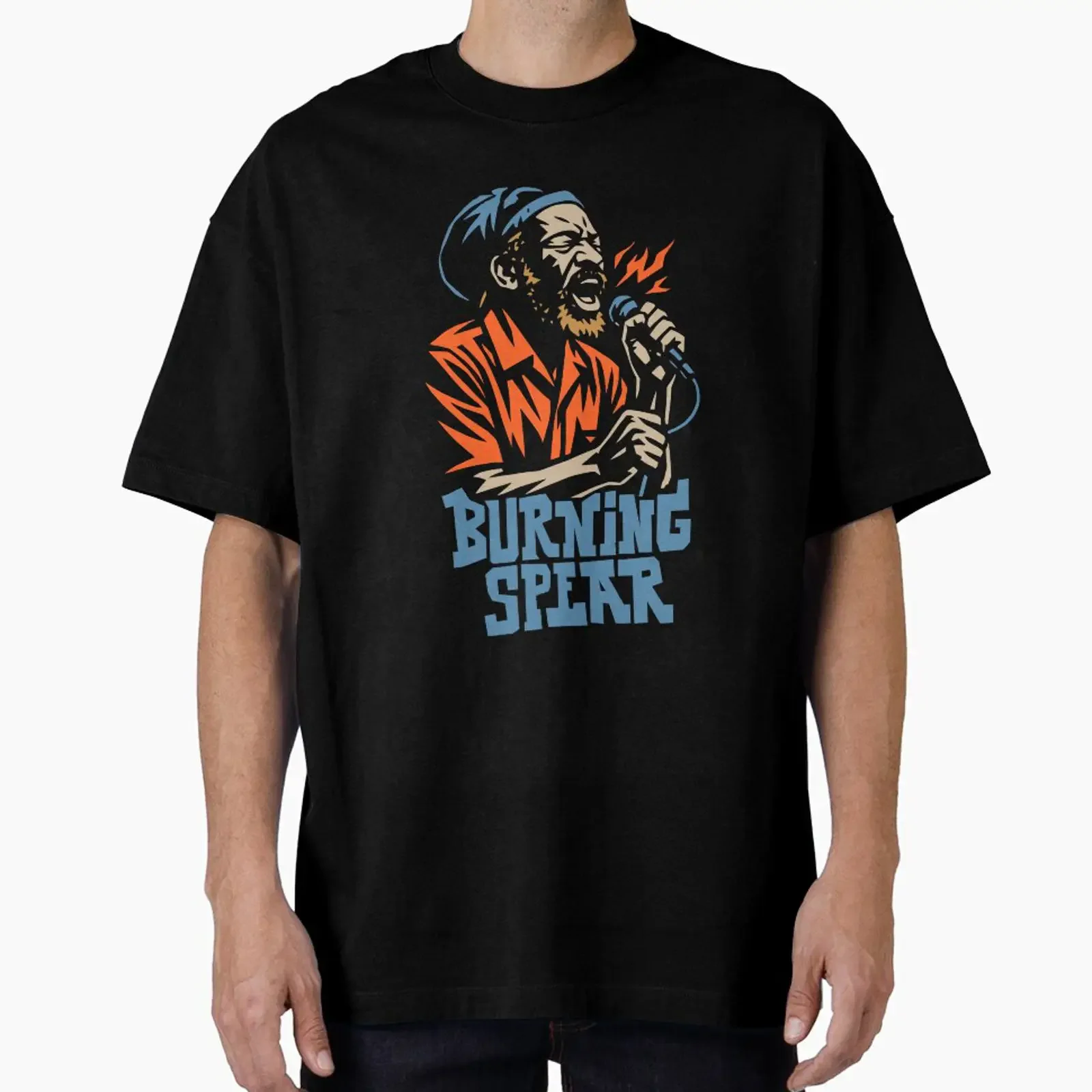 Burning Spear Dub Invocation designed and sold by Boogosh vintage Washed Unisex graphic Comfortable designer clothes streetwear