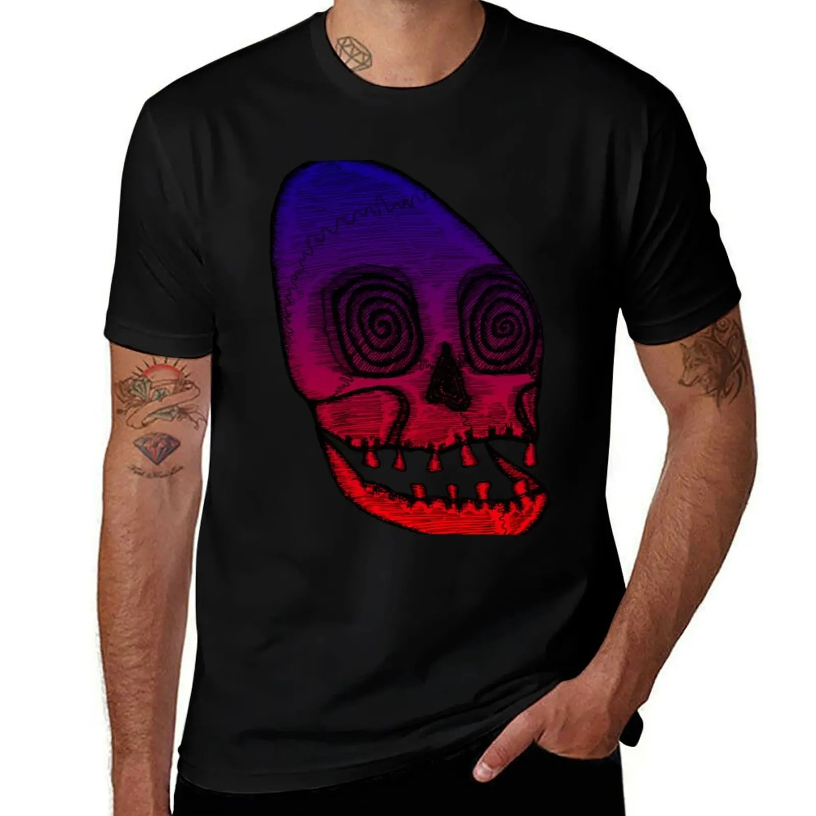 

Ancient Skull T-Shirt t shirt custom print man t shirt summer T-Shirt