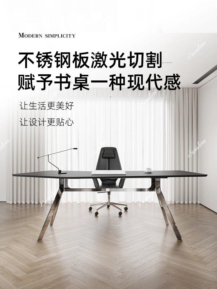 Italian minimalist desk minimalist modern design corner home workbench