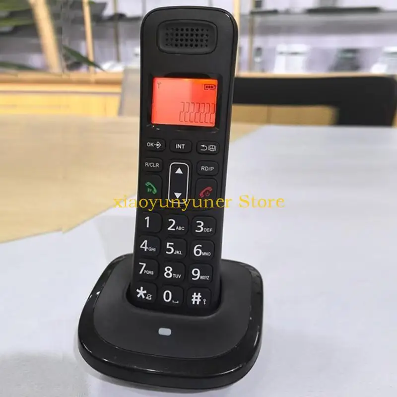 P9JB Digital Wireless Phone with Handheld Speakerphone and Easy to Read Display for Office or Home