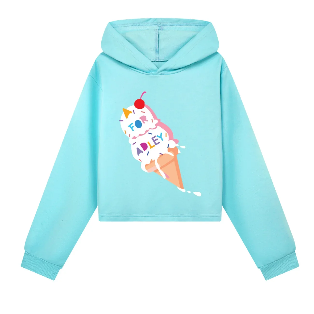 Baru anak-anak perempuan sweter potong A untuk Adley anak perempuan Set Hoodie pakaian anak-anak Musim Semi Hoody anak-anak lengan panjang kasual Tops1528