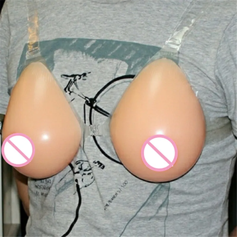 Artificial Fake Boobs Huge Silicone Breast Forms Plate Tits With Strap For Crossdressr Shemale Transvestism Cosplay Transgender