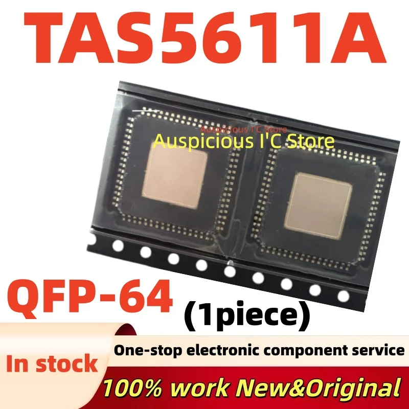 (1pcs)100%new TAS5611APHDR TAS5611A QFP-64