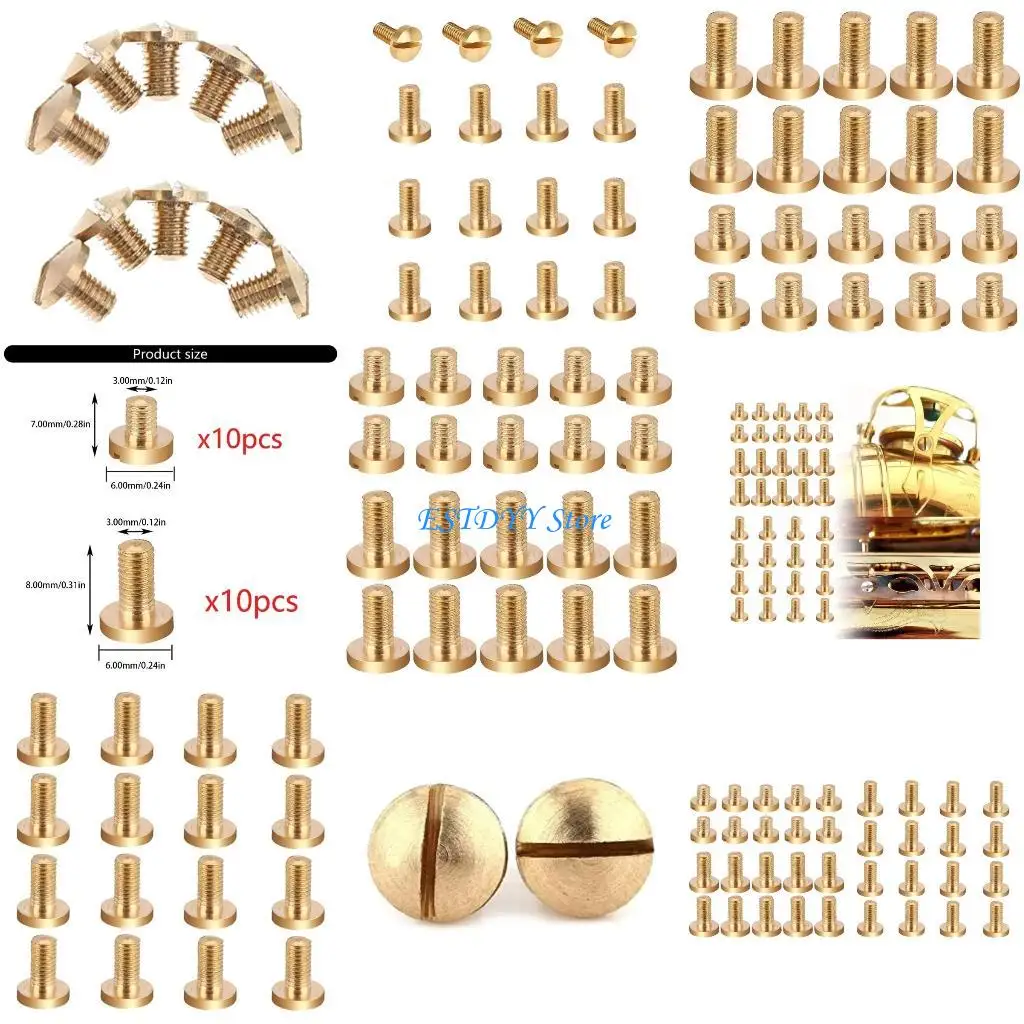 

Обслуживание саксофона Г6ДЭ привинчивает латунные запасные части для ремонтных работ