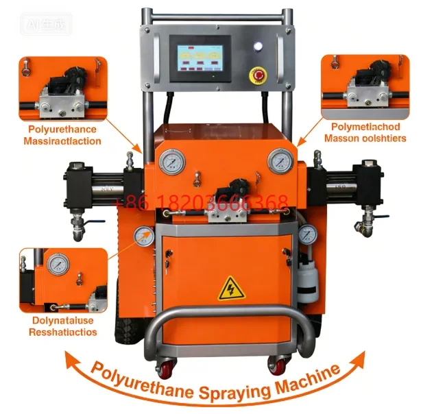 

YG Customized CE Polyurethane Foam Spray Insulation Sprayer Machine Hydraulic Portable Polyurea Spray Machine