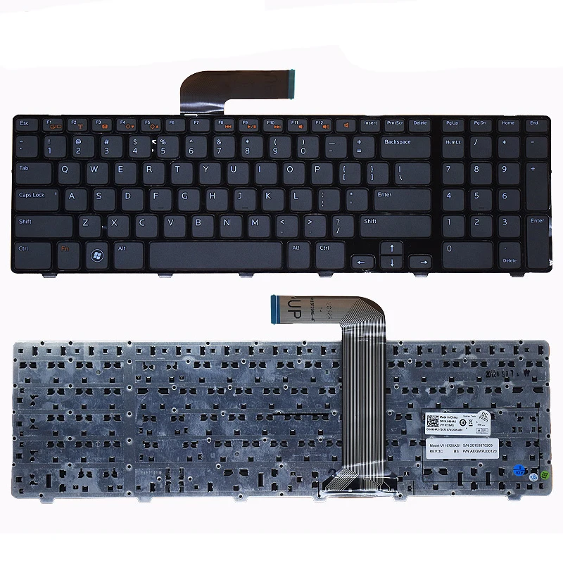 NEW Laptop Rreplacement Keyboard Compatible for Dell Inspiron 17R N7110 L701X L702X 5720 7720 XPS 17 Vostro 3750