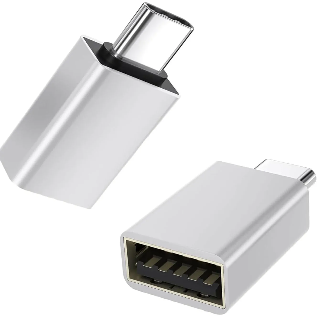 USBC to USB Adapter (2 Pack) USB C Male to USB Female Adapter Compatible with iMac 2021 iPad Pro,MacBook Air 2020,iPad Pro 2020