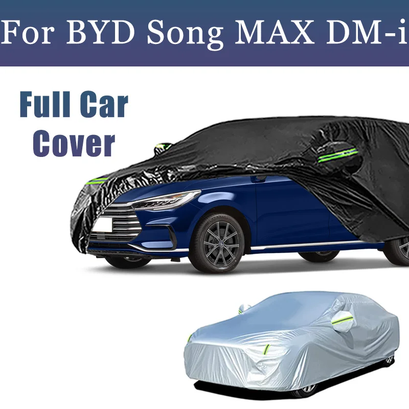 

Full Car Cover For BYD Song MAX DM-i Waterproof Summer Sun Shade Anti-UV Winter Rain Snow Prevent Cover