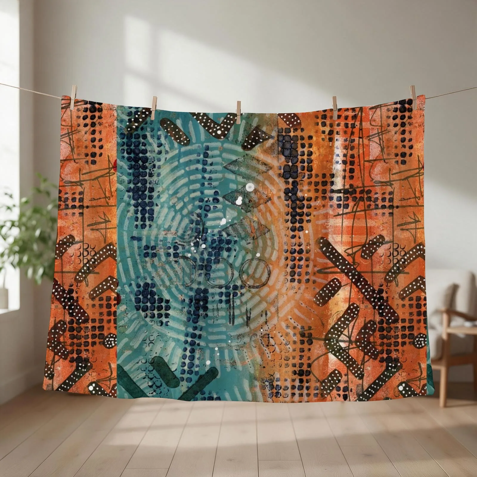 Ancient Language 15 Throw Blanket Shaggy Camping christmas decoration wednesday Blankets