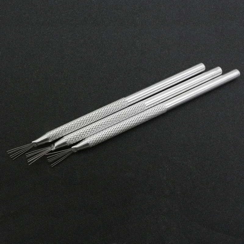 7 Pin Feather Wire Pro Needle Strong Wire Texture Ceramics Tools Polymer Clay Sculpting Modeling Tool Pottery Texture Brush