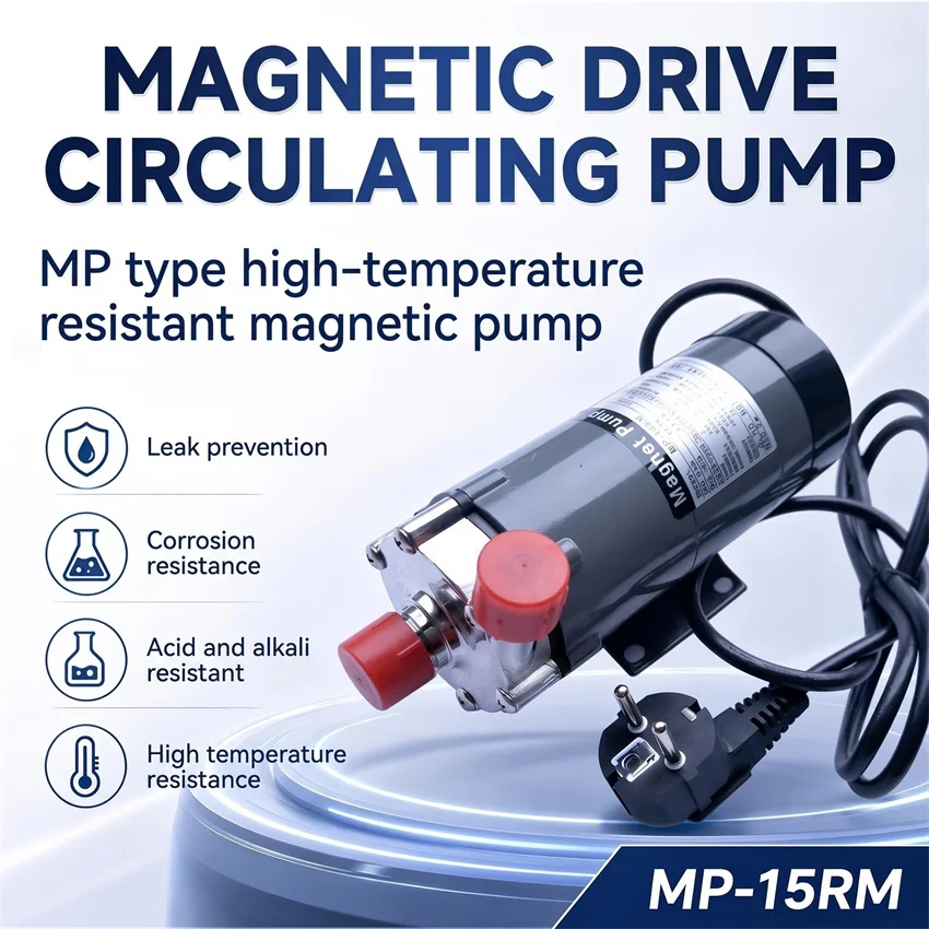 Micro Magnetic Circulation Driven Pump,Craft Beer Brew Wort Transfer Pump,15RM Magnetic Drive,With 304 Stainless Steel Head