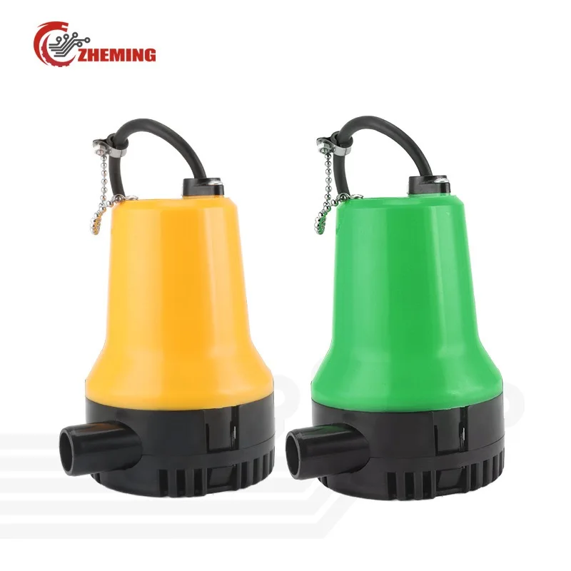 

DC Bilge Pump 12v24v Battery Solar Small Cabin Submersible Pump DC Pump Can work use solar panels or batteries