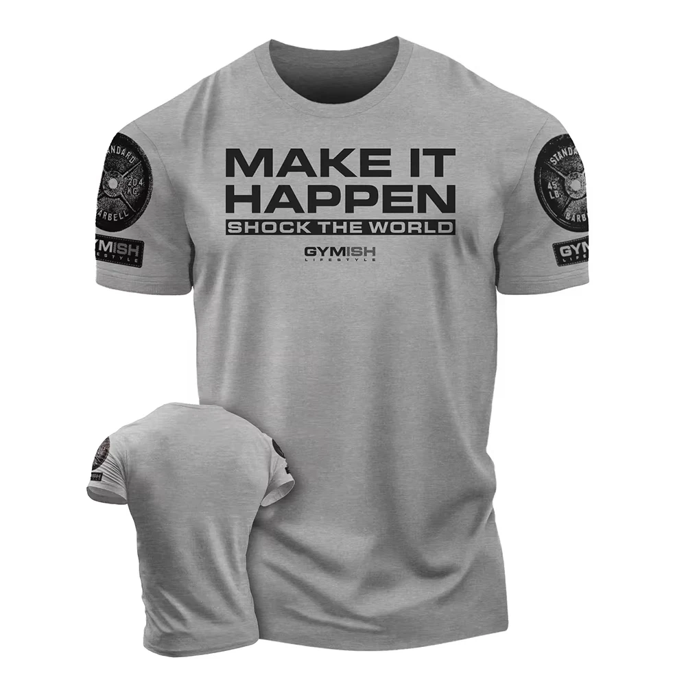 3D-Herren-Trainings-T-Shirt mit Aufdruck, lustiges Fitnessstudio-Kurzarm-T-Shirt, elastisches, atmungsaktives Oberteil, Sommer-Männerkleidung, lustige T-Shirts für Männer