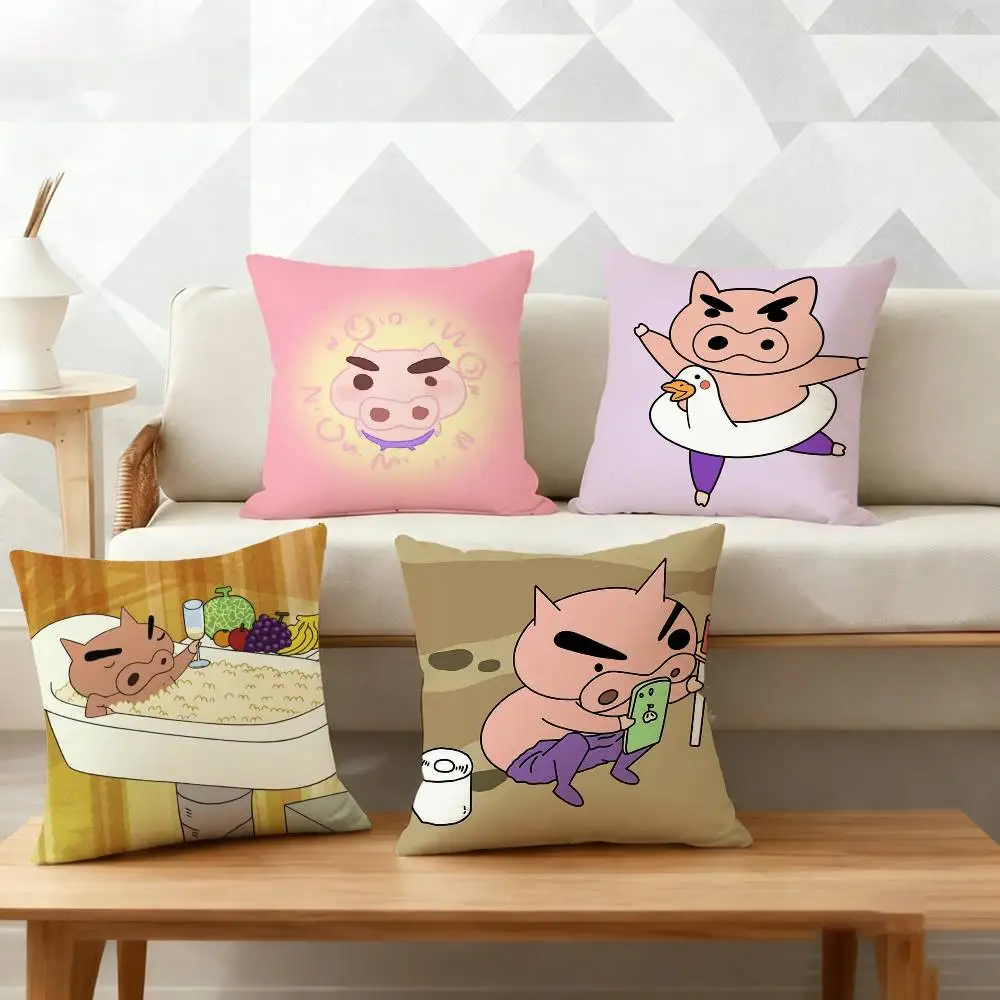 

B-BURIBURI ZAEMON Pillow Case Pattern Printed Pillowcase For Living Room Sofa Cushion Cover