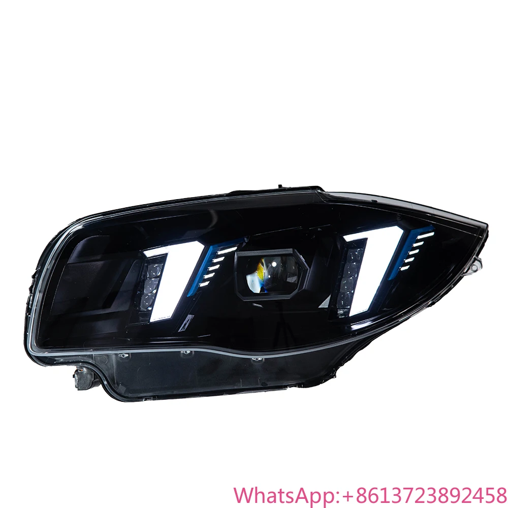 

AKD Car Model for BMW 1 Series E87 2007-2011 LED DRL Dynamic Signal High and Low Beam Day Running Light DRL Light Auto Lamps