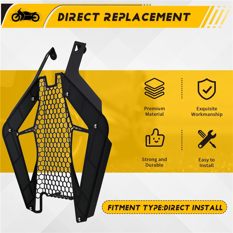 

A77T-Motorcycle Protection: Black Headlight Grill For 1390 Super Duke R Evo & Superduke 1390 R 2024-2025