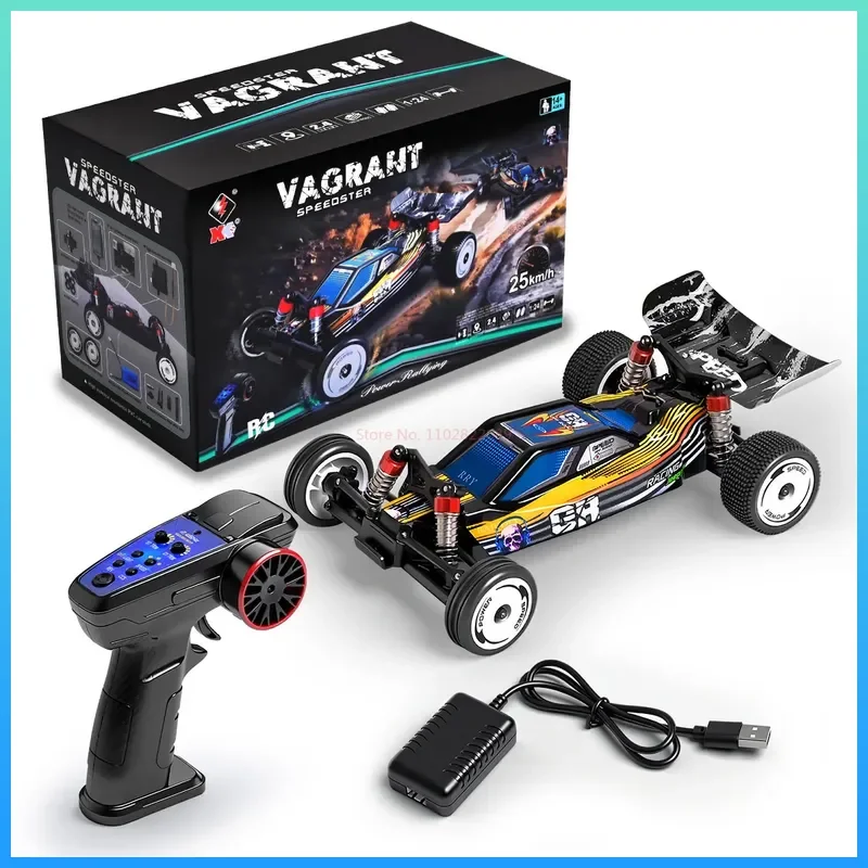 

Wltoys RC Car 244016 Drift Car with Gyroscope Full-Scale Racing 25km/H Remote Control Toy for Kids Halloween Christmas Gift