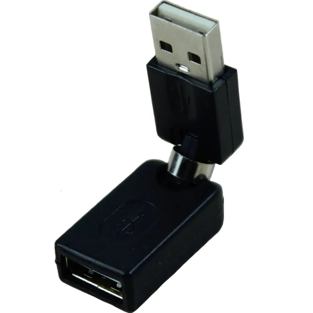 

Черный удлинитель с углом поворота 2,0 градусов USB 360 папа-USB мама