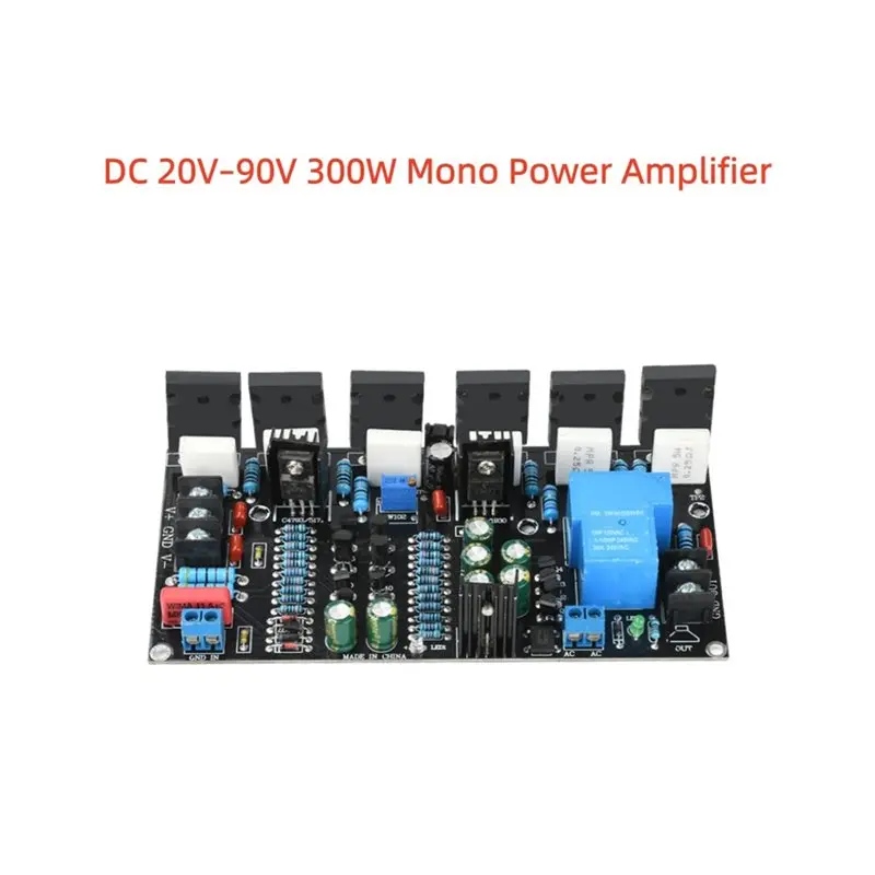 Lautsprecherschutzfunktion im Lieferumfang enthalten DC 300 W Mono-Leistungsverstärker 1943+ 5200 Hi-Fi-Hochleistungs-Audioverstärkerplatine