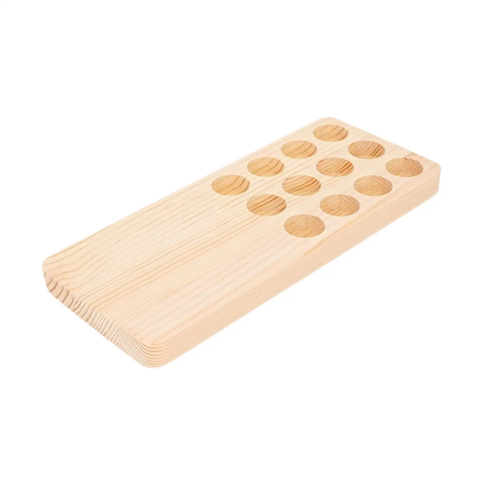 Wood Essential Oils Storage Rack, Practical Essential Oils Display Stand, Bottles Storage Shelf for Countertop Home Beauty Salon