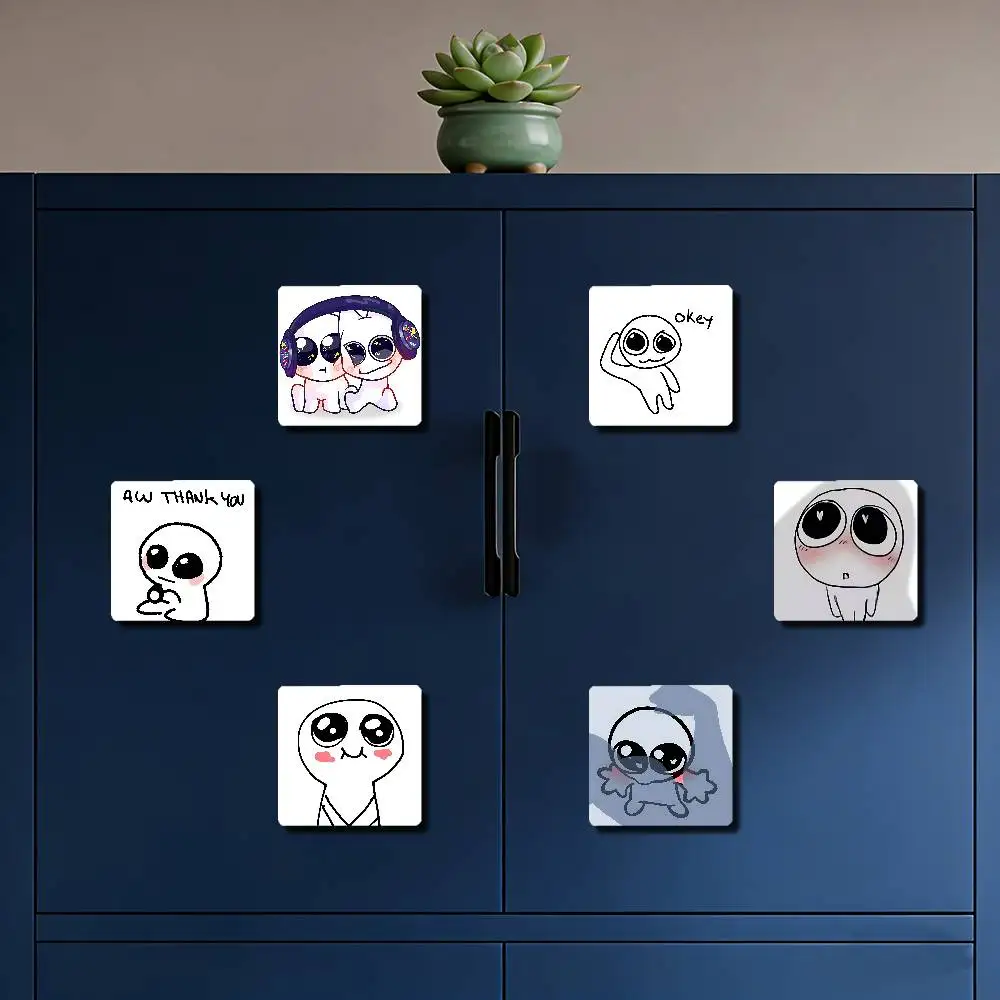 T-b-h C-Creature Autism Meme Refrigerator Magnets Cute Cartoon Magnetic Personality Decorations Creative Gifts view 4