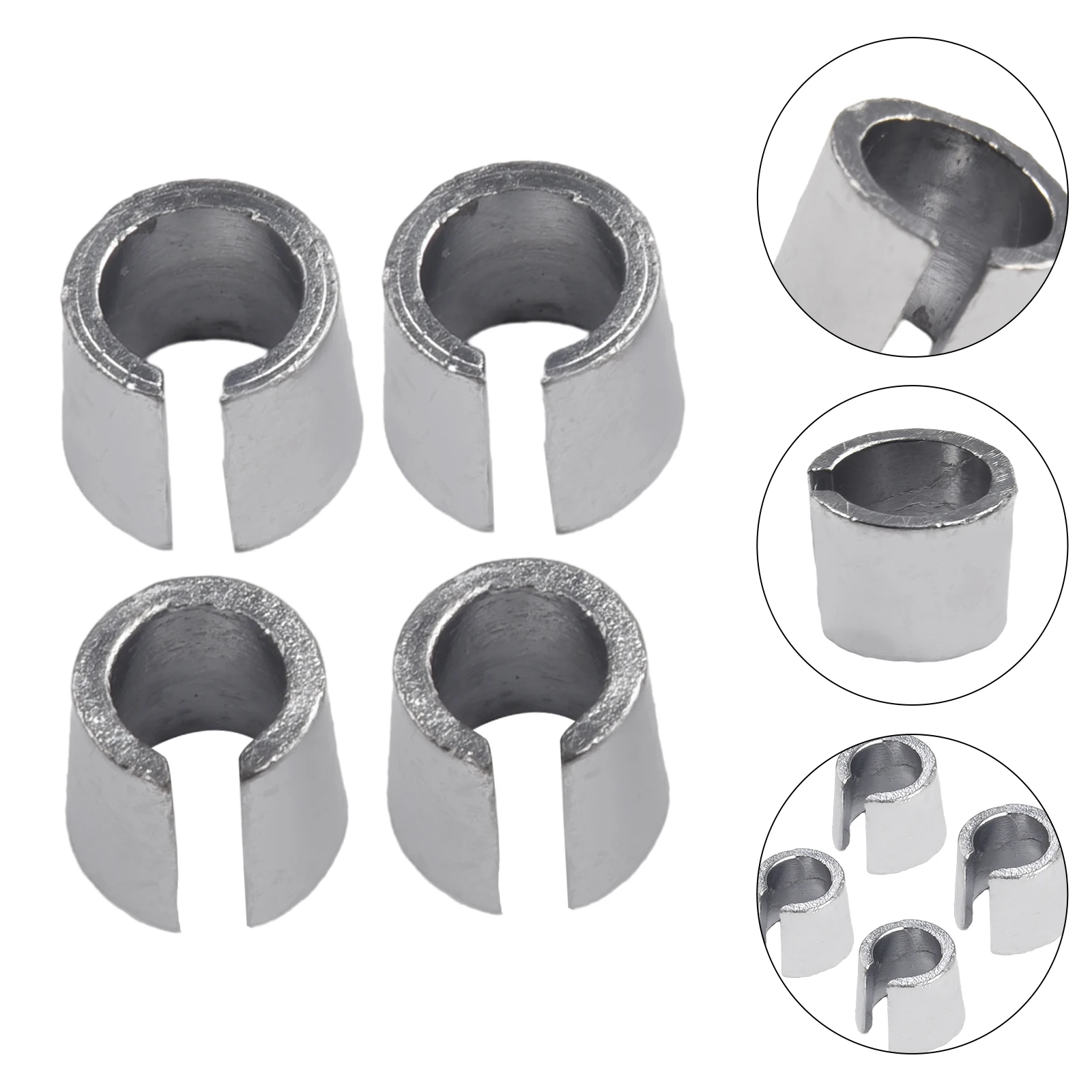 2Pairs Car Battery Negative Terminal Adapter Positive Post Shim Converters Car Battery Terminals Converters Post Adapters
