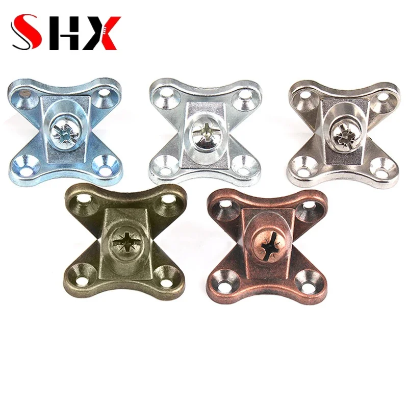 Zinc Alloy Corner Brackets With Screws Butterfly L-shaped Support Connector Removable Fasteners Corner Code Right Angle Bracket