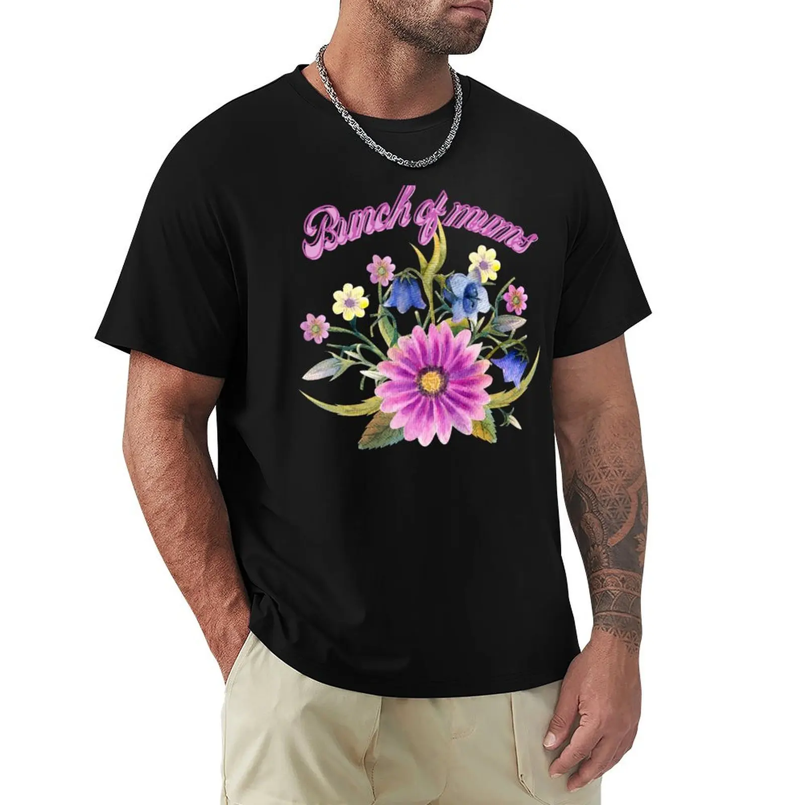 BUNCH OF MUMS T-shirt vintage clothes kawaii clothes sublime men clothing