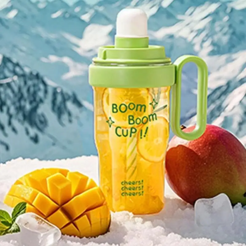 Handheld Mixing Cup For Handmade Lemon Water Beverages And Protein Shakes Easy To Carry Club Equipment HX6C