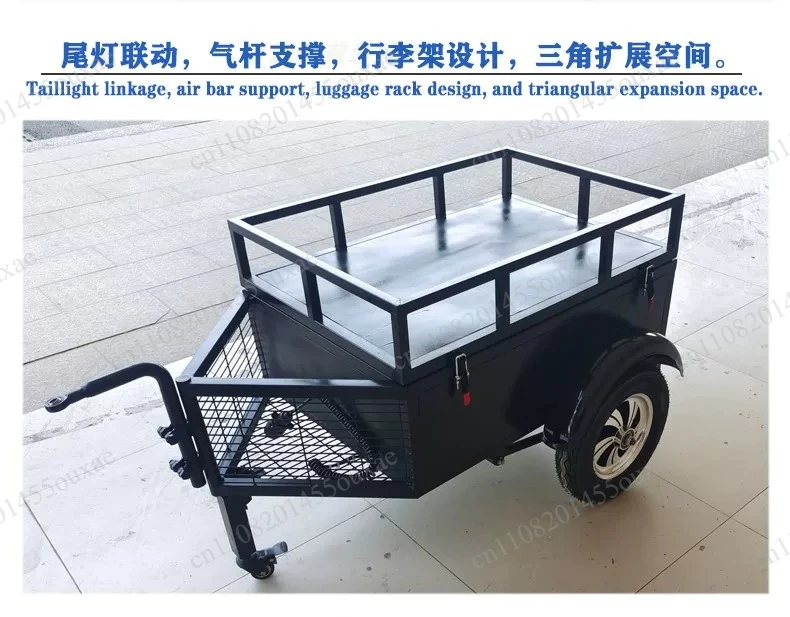 It is suitable for motorcycle, electric vehicle, bicycle, small trailer traction, grocery shopping supermarket car, rear trailer