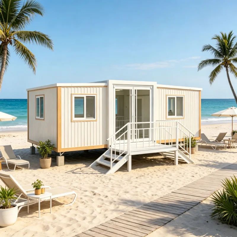 Modern 2/3/4 Bedroom Expandable Container House Cheap Price Home Office with Steel and Sandwich Panel Material