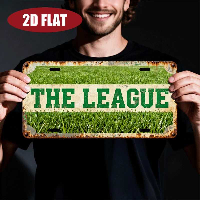 1pc 2D Flat Poster, League Z Wall Decor, Vintage Sports Trophy Plaque, Perfect for Soccer Fans' Bedrooms and Offices,Cafes, B
